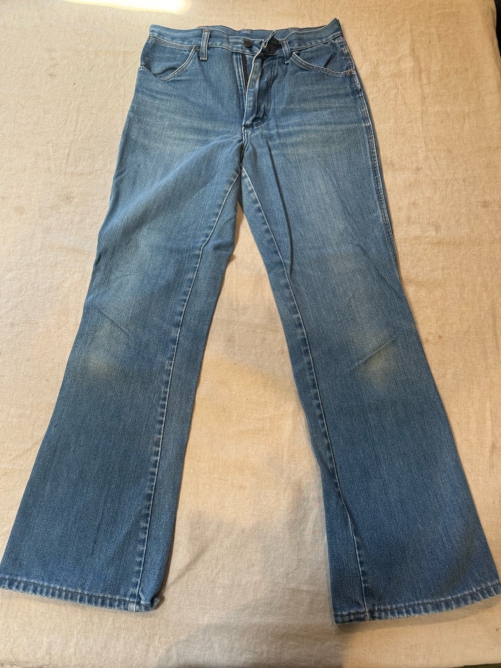 Vintage Wranglers 70s 80s Jeans High Rise Bootcut Made in USA 30x30